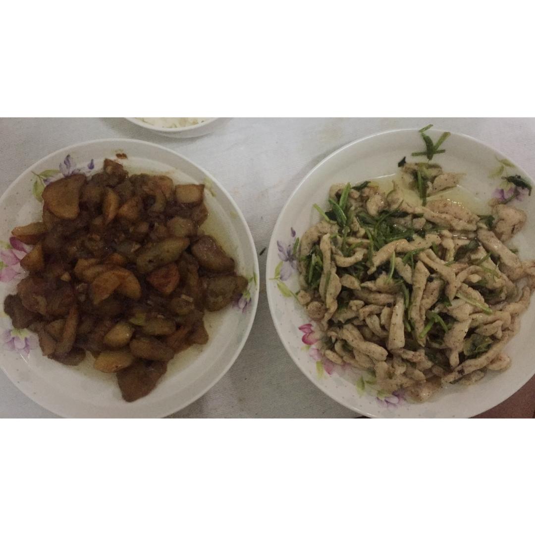 红烧茄子土豆