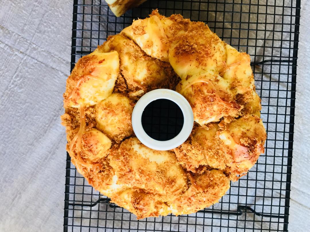 肉松手撕面包—超软会爆浆的面包哟