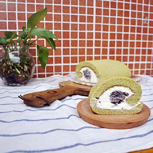 抹茶蛋糕卷