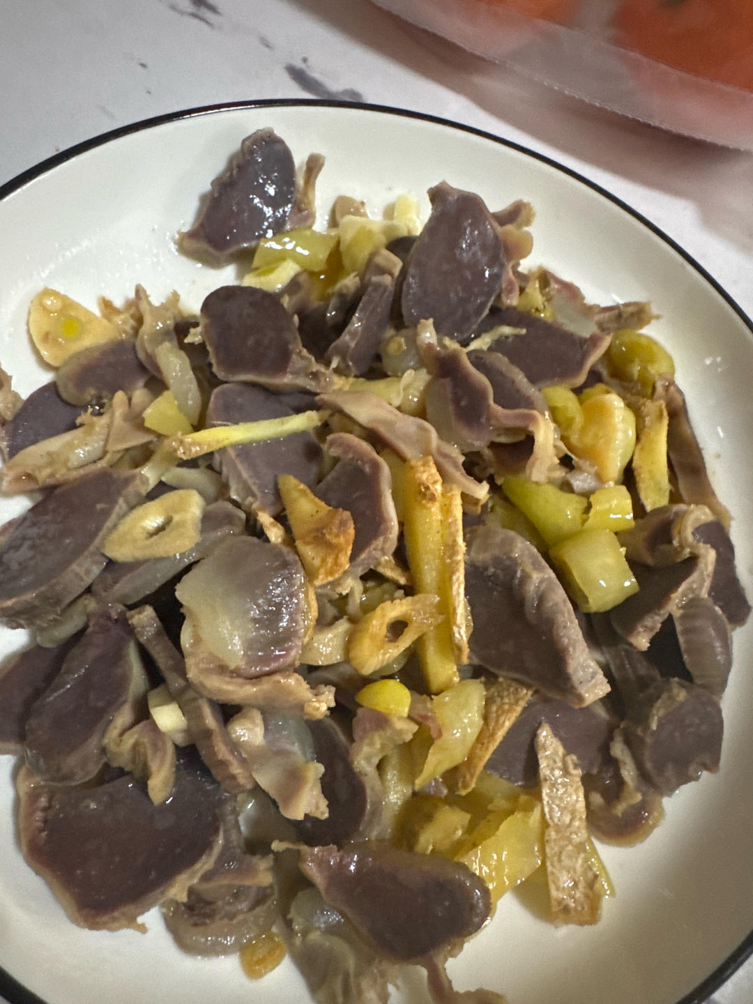 泡椒炒鸭胗