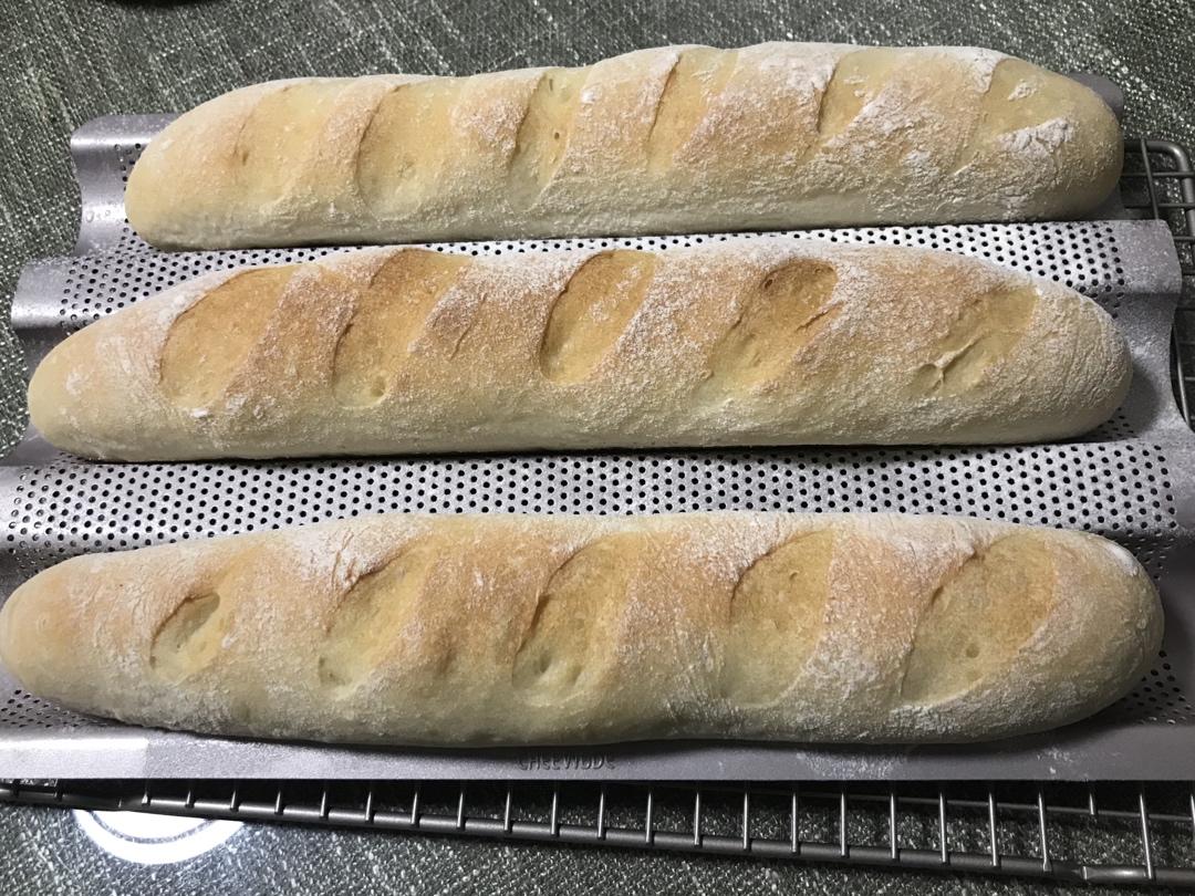 无油无糖法棍面包