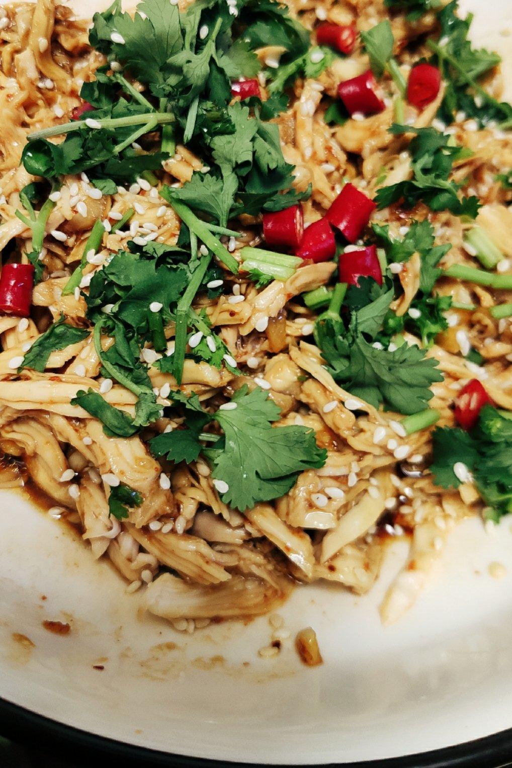 ✅ 第6道快手低脂菜✨清爽美味的柠檬鸡丝🍋鸡胸肉满分吃法💯