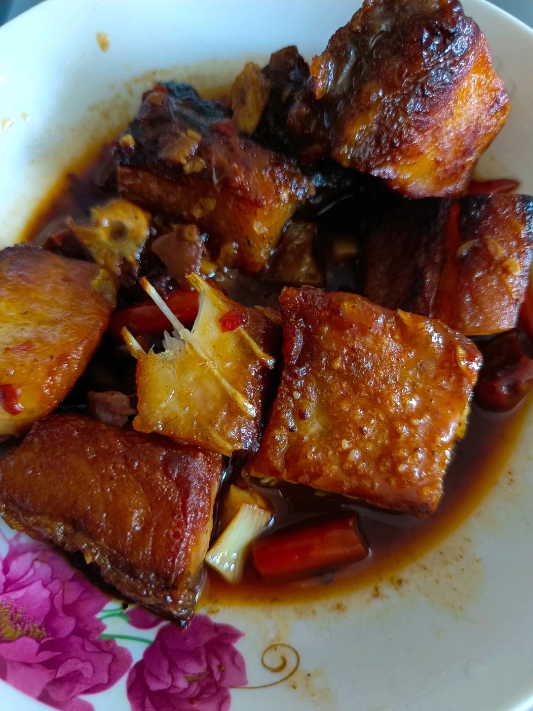 红烧腊鱼块