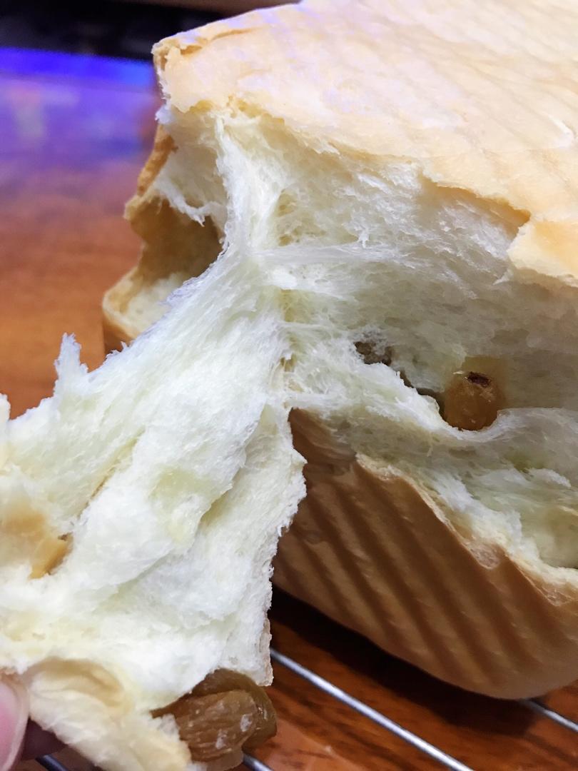 一次发酵❗️手撕吐司面包，柔软拉丝～