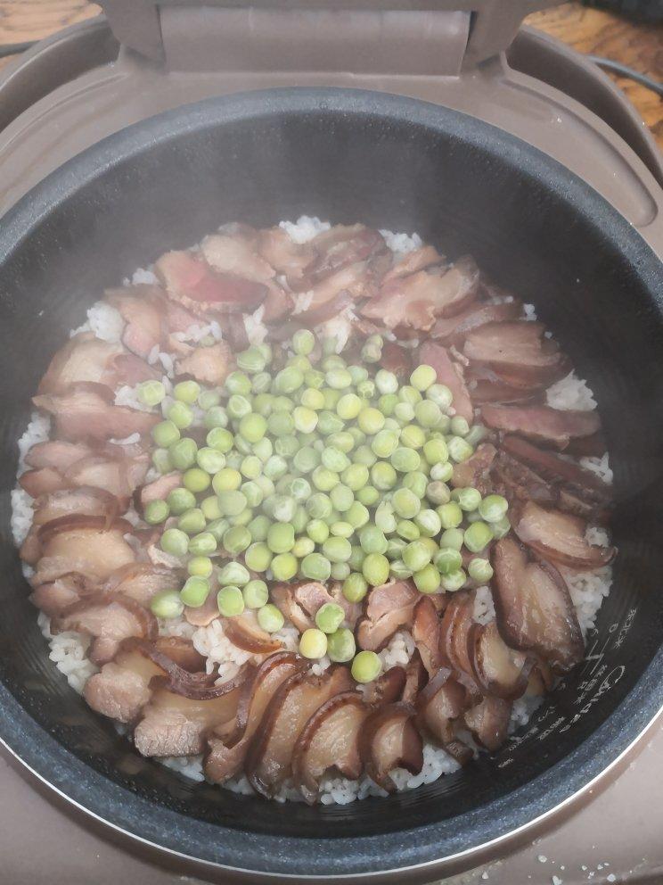 电饭锅版腊肉饭