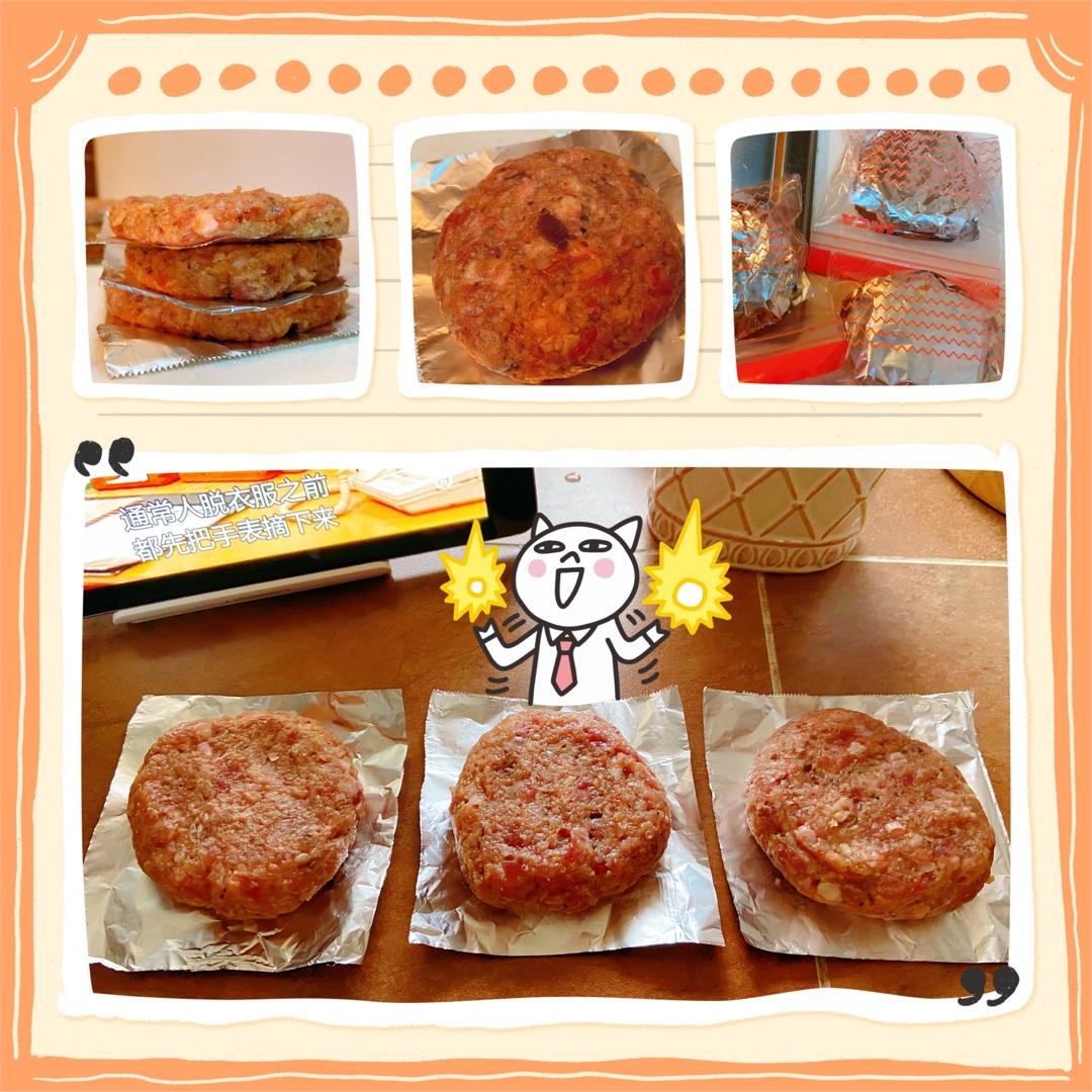 常备餐之好吃多汁的汉堡牛肉饼