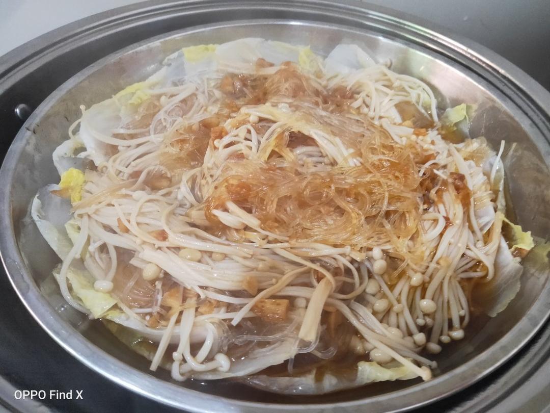 蒜蓉粉丝娃娃菜