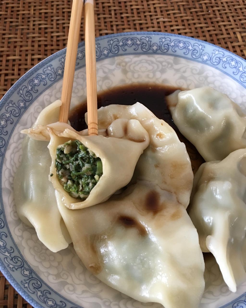冉妮燕77做的荠菜鲜肉水饺