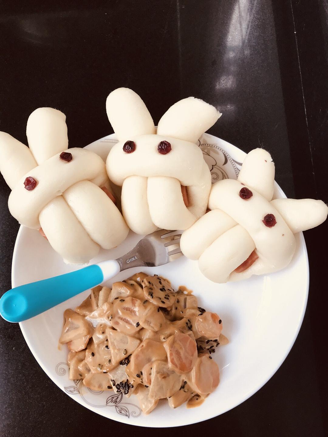 兔子馒头的做法