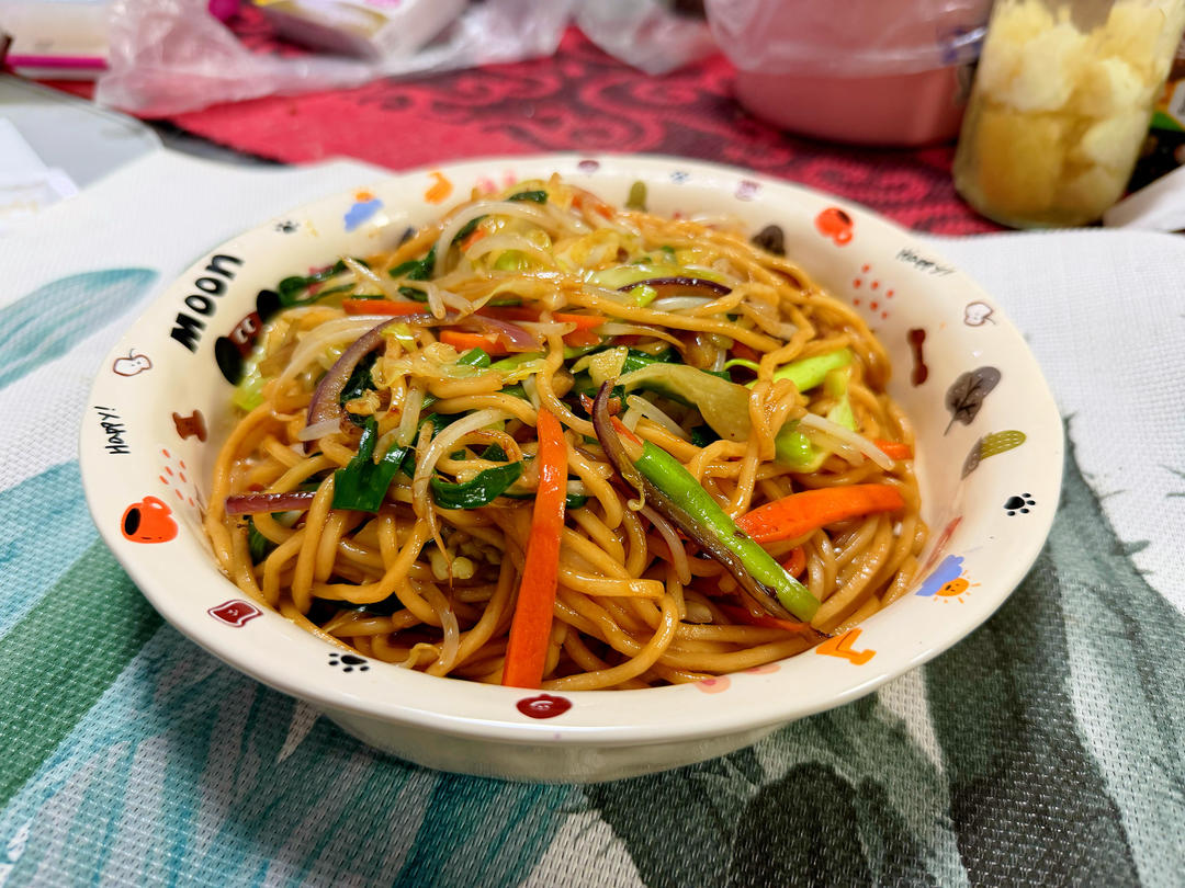 没放一粒肉㊙️却比夜市路边摊还好吃的🔥炒面