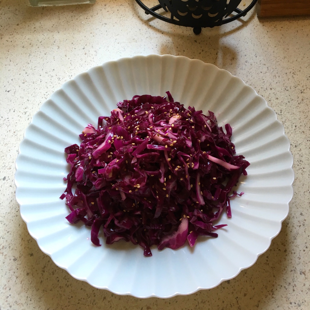凉拌紫甘蓝