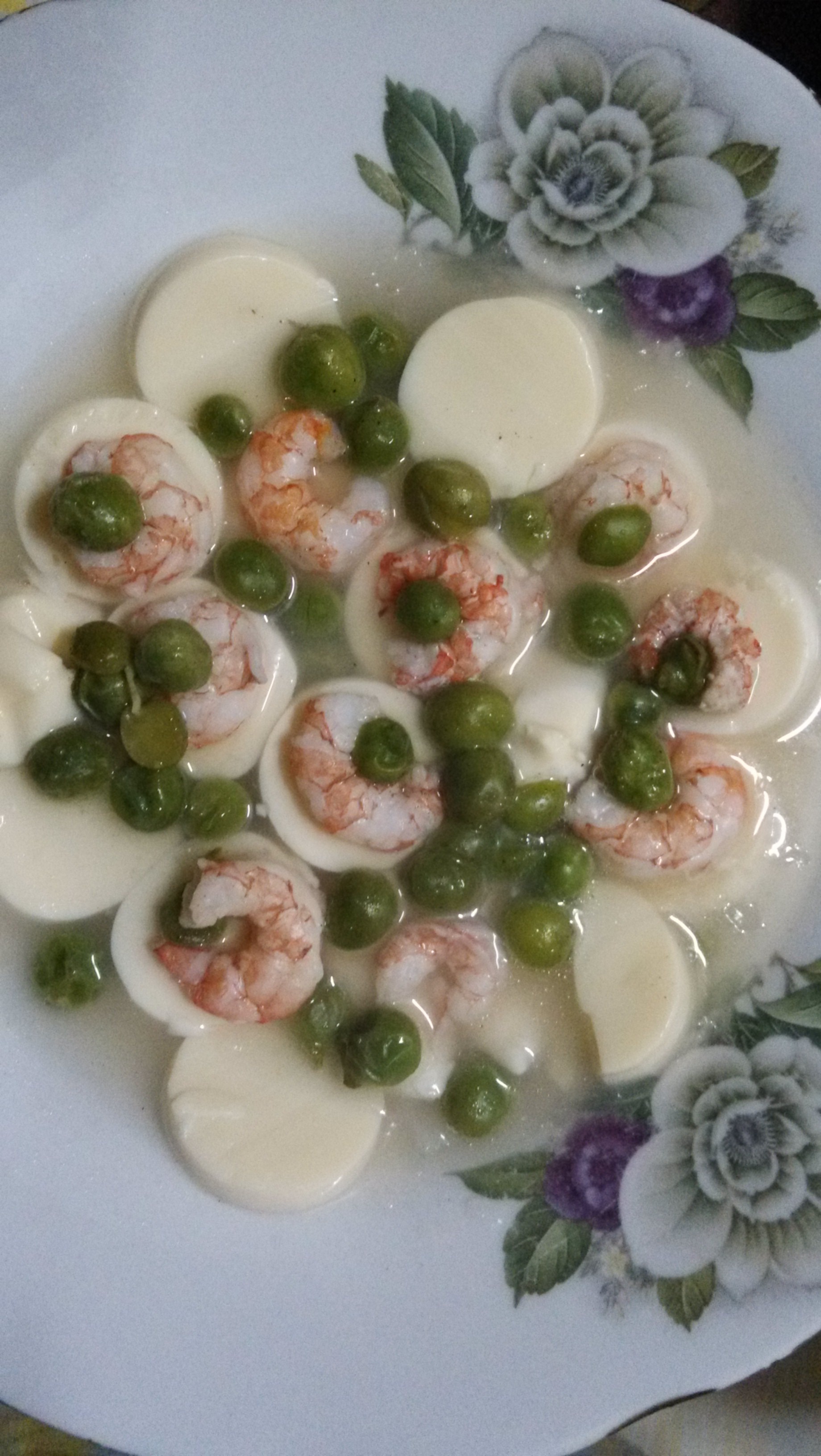 日本豆腐蒸虾仁