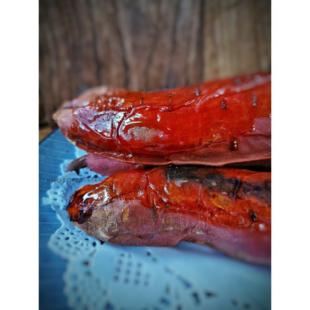 🔥在家烤箱烤蜜薯㊙️软糯清甜蜜汁溏心‼️关键是健康卫生