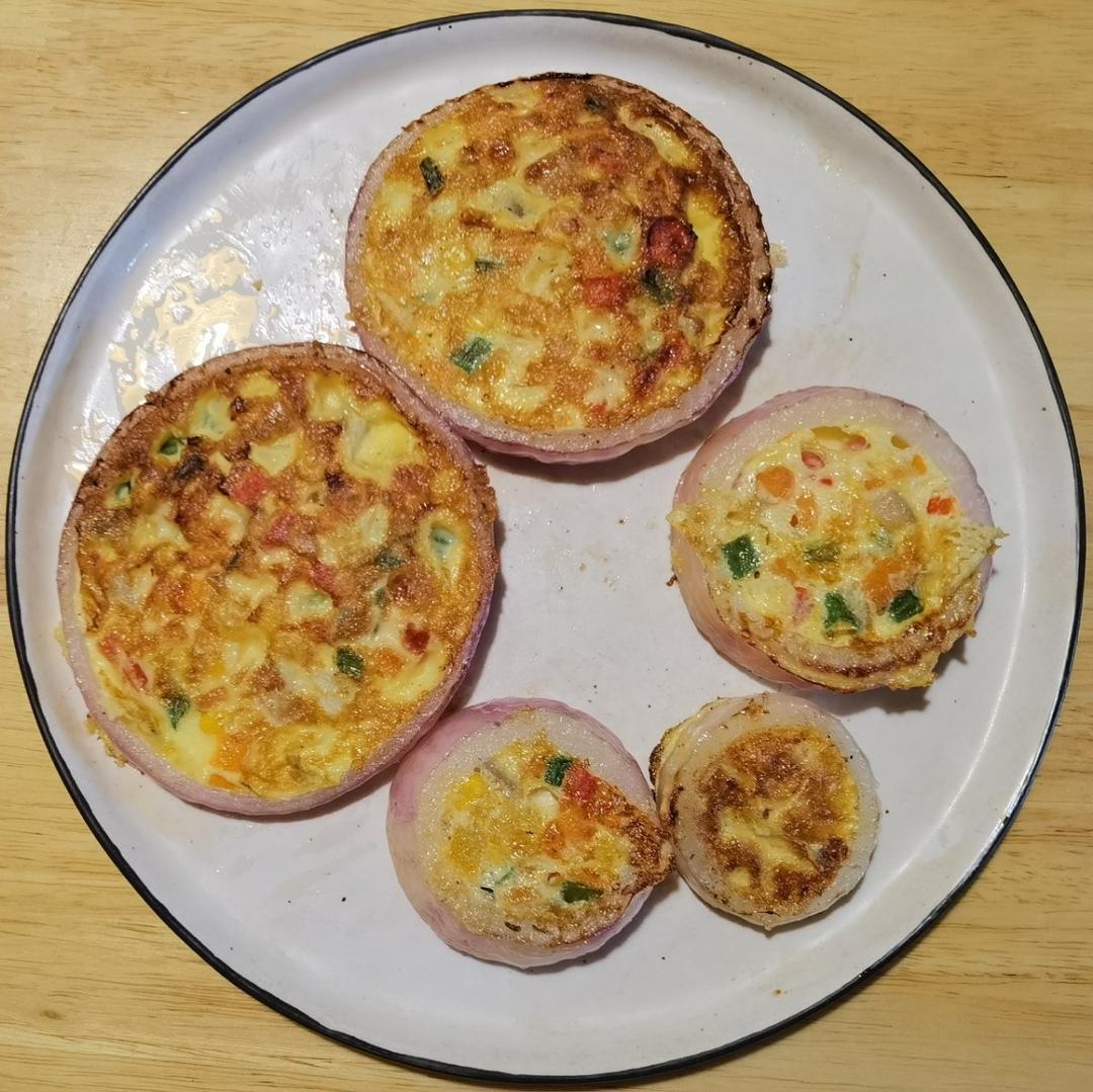 洋葱圈蛋饼