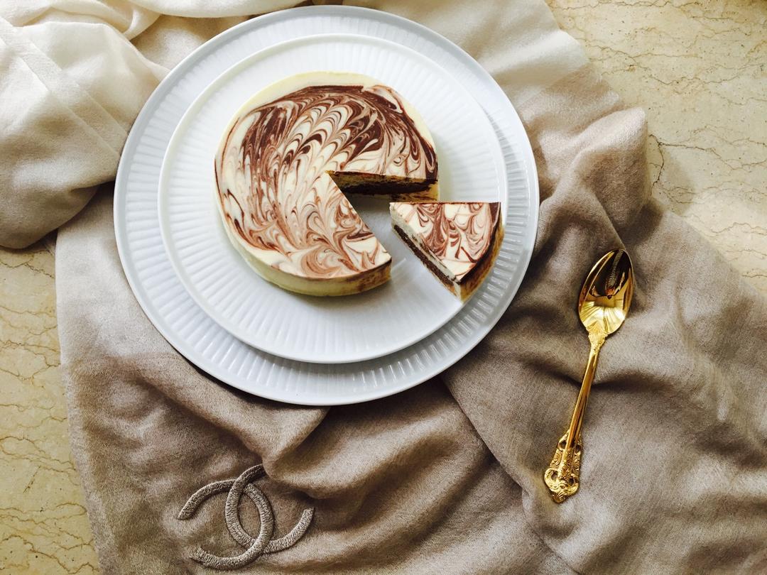 摩卡大理石冻芝士蛋糕