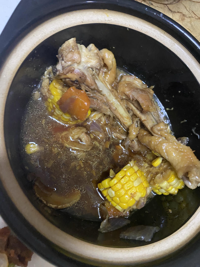 无水杂蔬鸡腿【6月北鼎珐琅铸铁锅食谱】