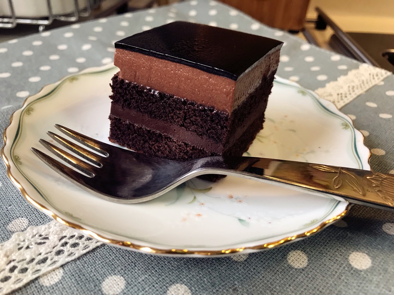 巧克力榛子慕斯蛋糕的做法 步骤36