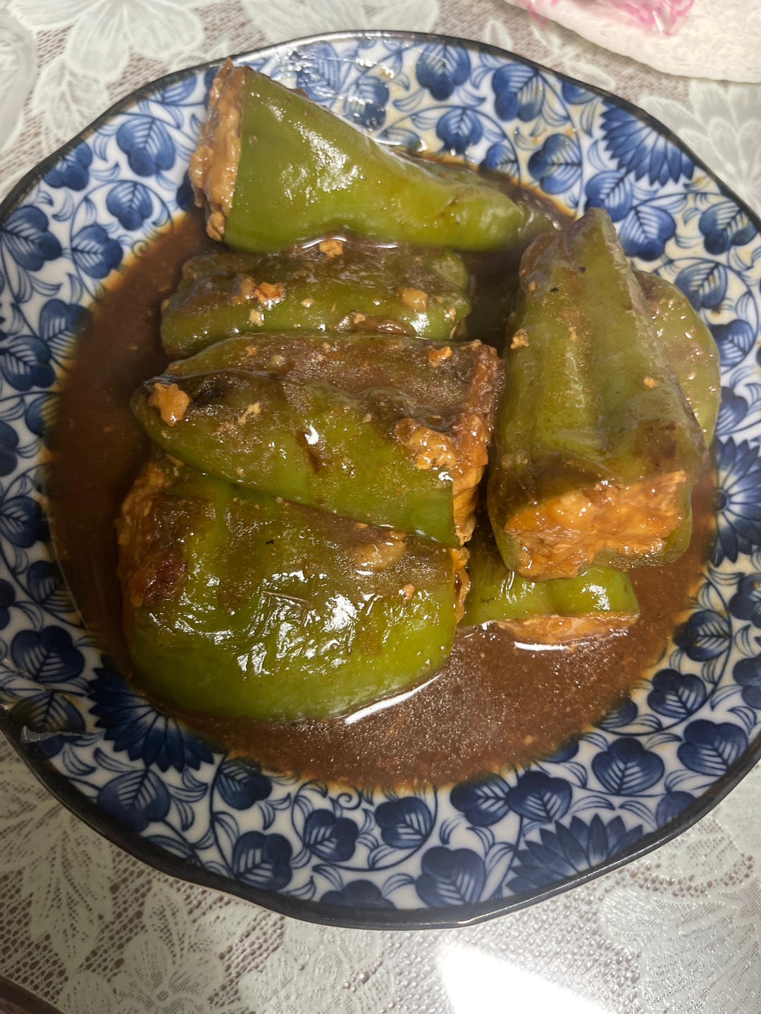 销魂青椒酿肉【超级下饭】