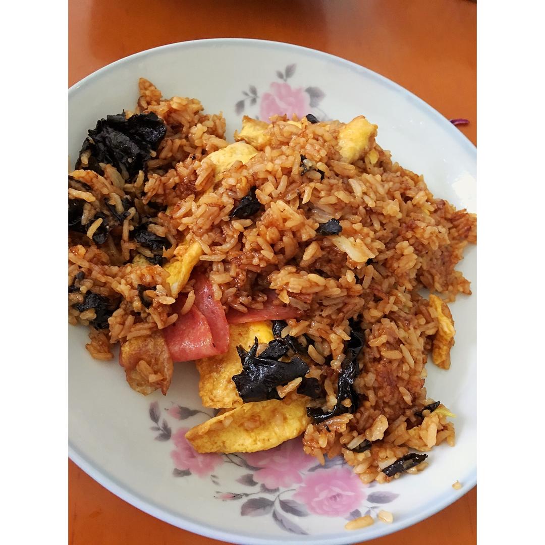 酱油素炒饭