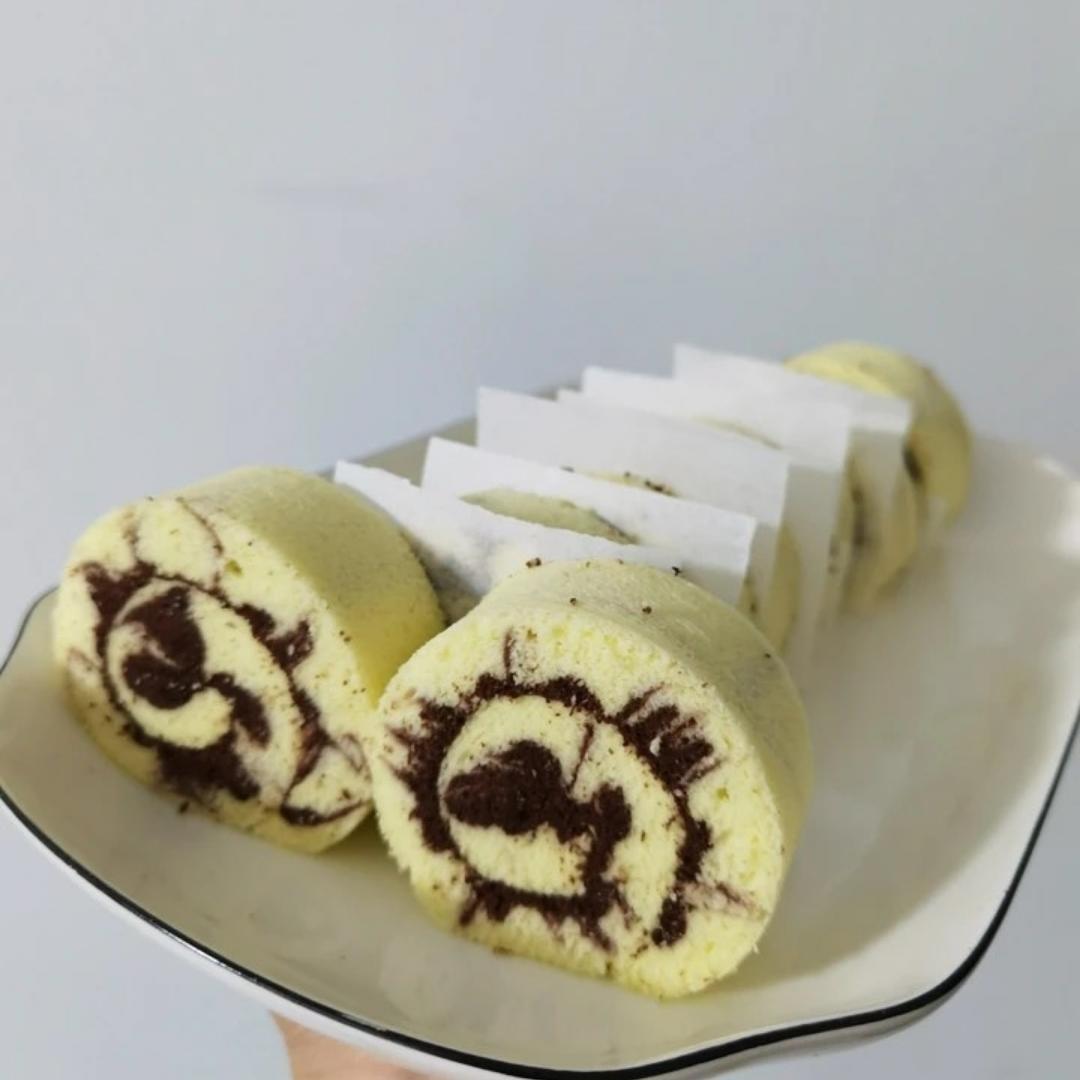 可可旋风蛋糕卷（视频）