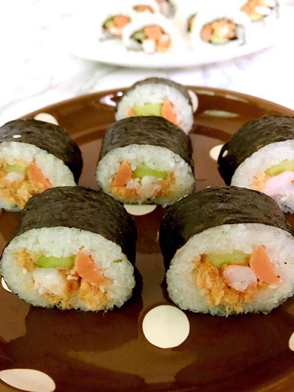 手机用户1027_vak2做的3种家常寿司做法(加利福尼亚卷,寿司卷)