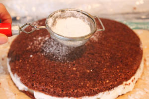 奶酪香梨夹心之榛子巧克力蛋糕--Torta ricotta e pere的做法 步骤38