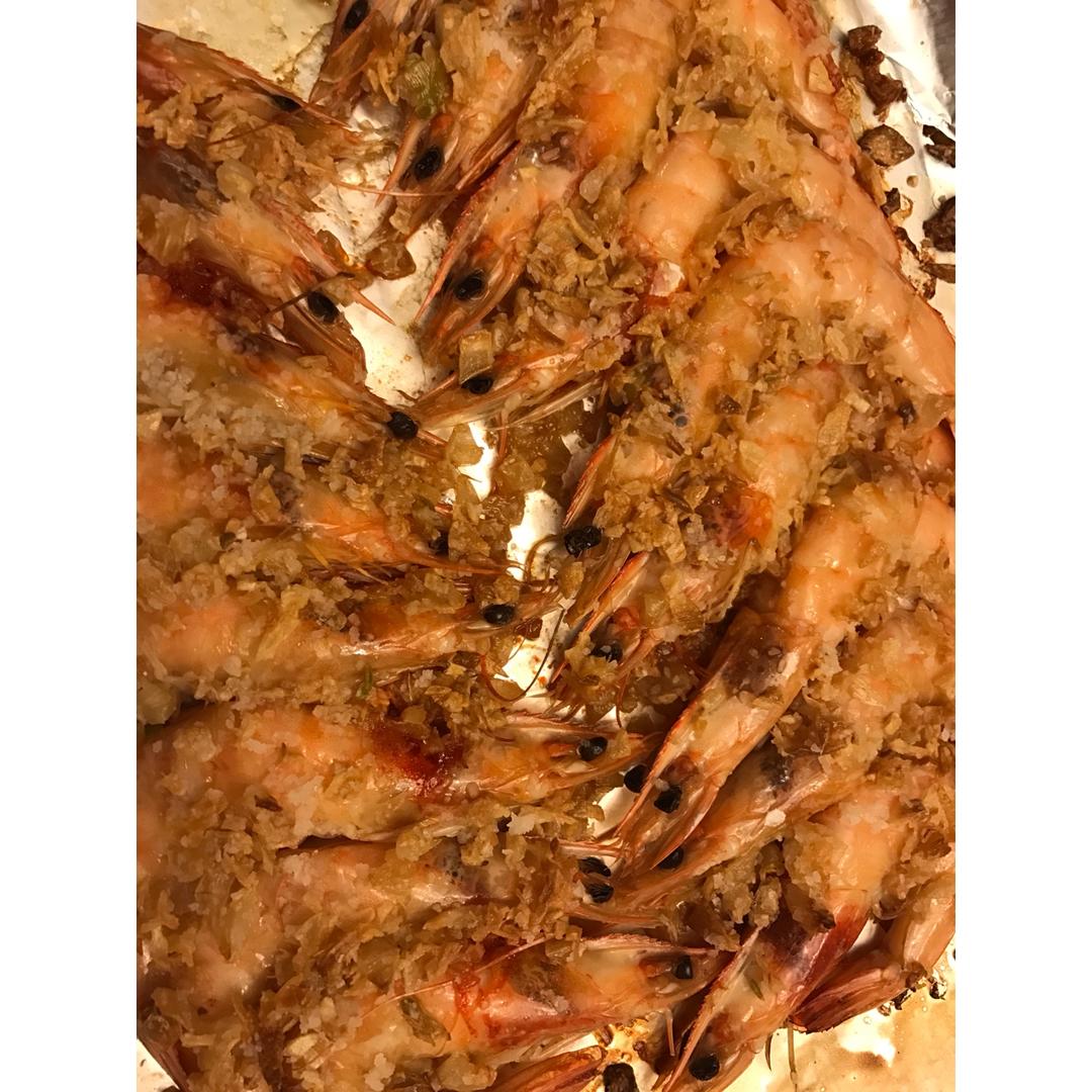 蒜蓉烤大虾