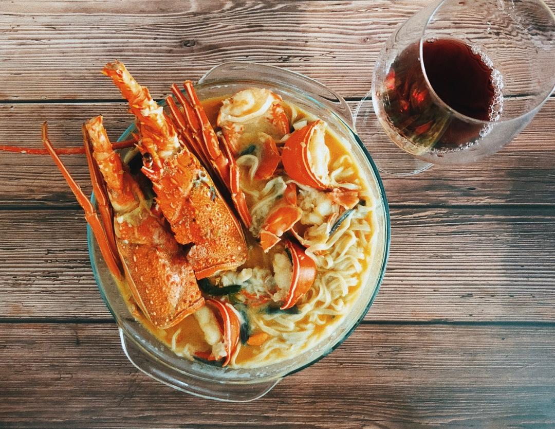 dororo_c做的老广东酒楼的龙虾伊面