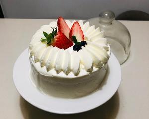 草莓奶油蛋糕…最基础的戚风奶油蛋糕.的做法 步骤12