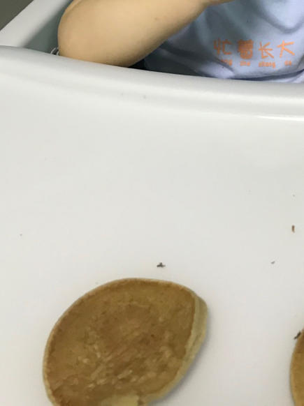 8月+宝宝辅食                                                                    香蕉鸡蛋松饼
