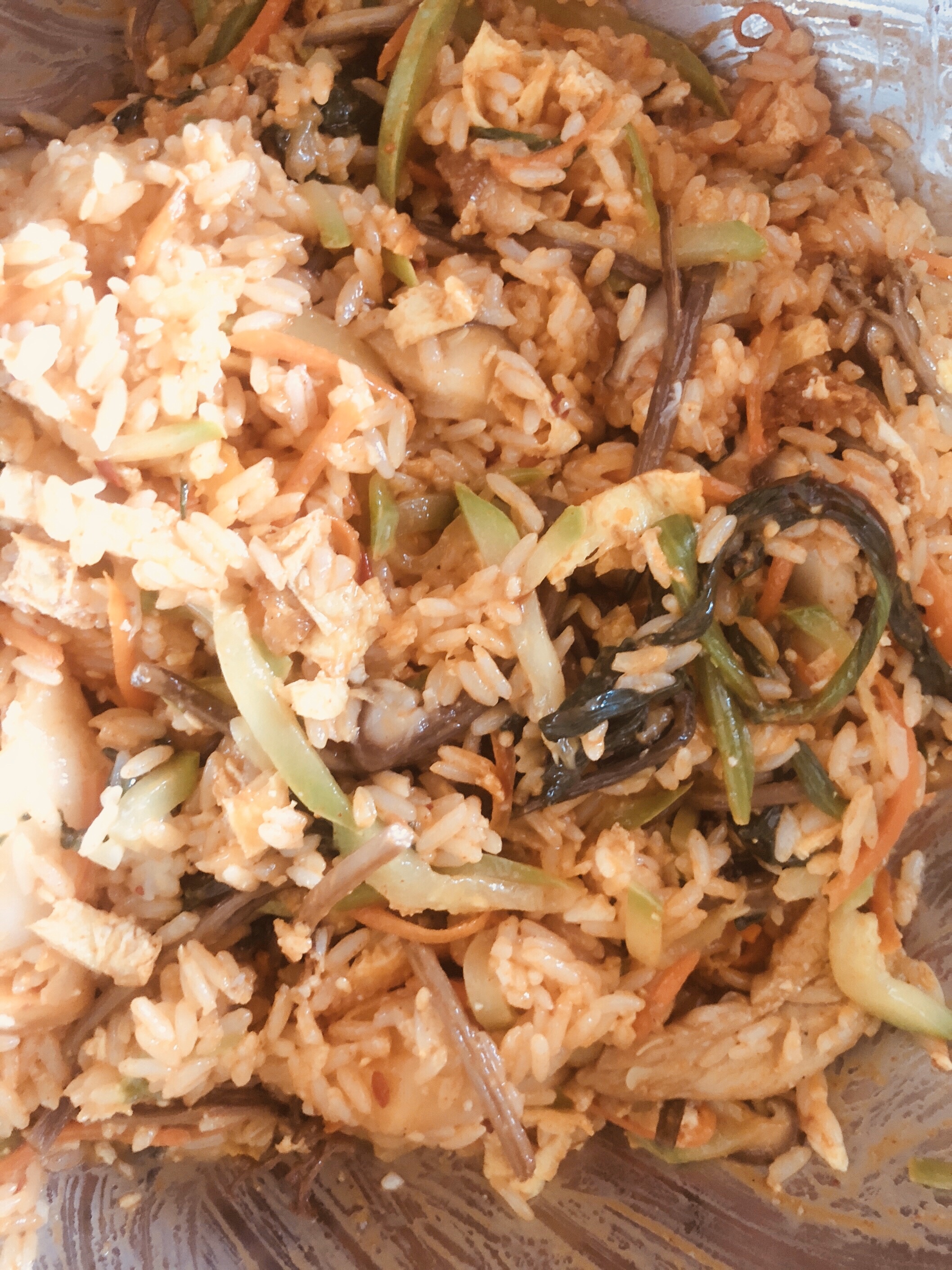 韩式拌饭（鸡胸肉）的做法 步骤9