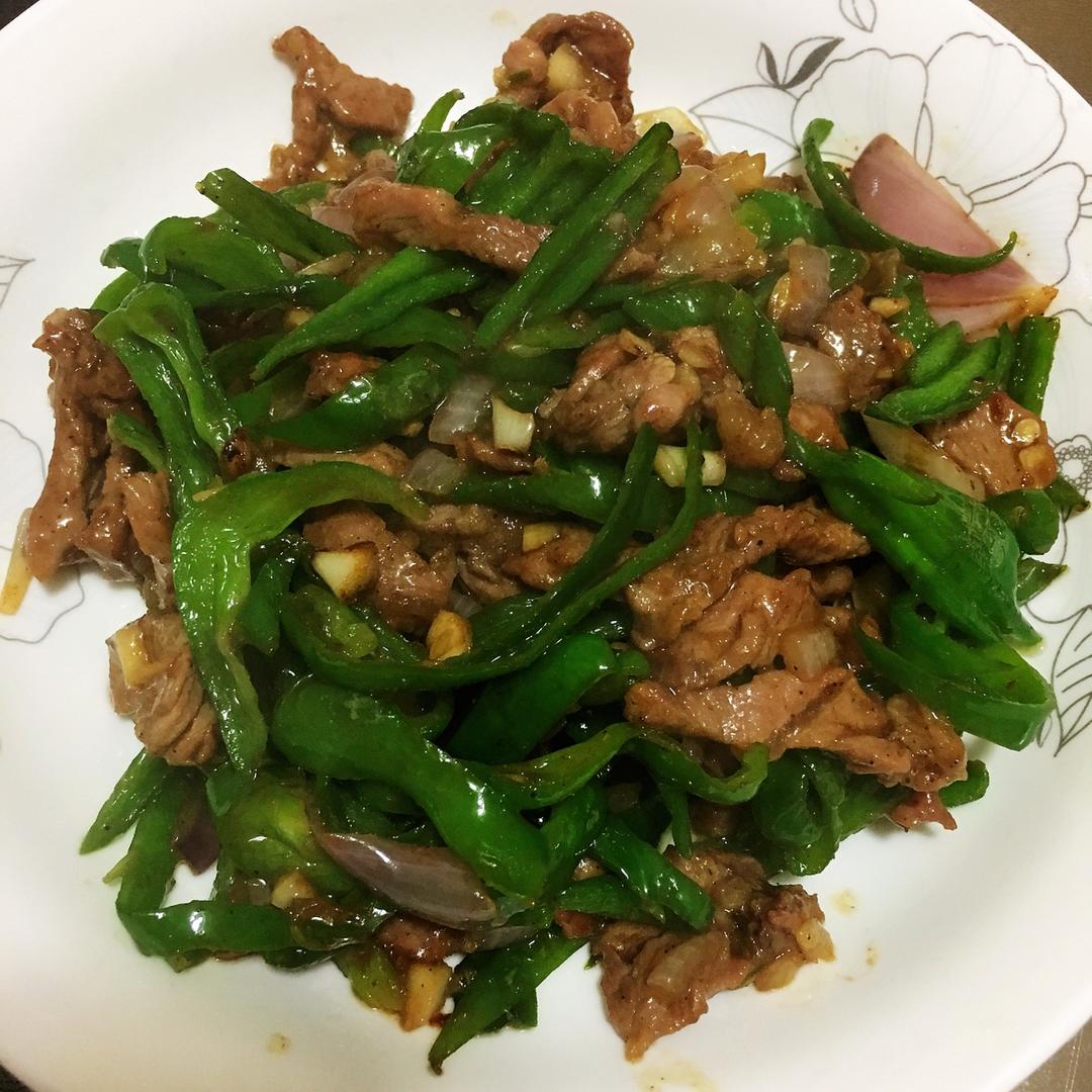 超级嫩的青椒牛肉丝