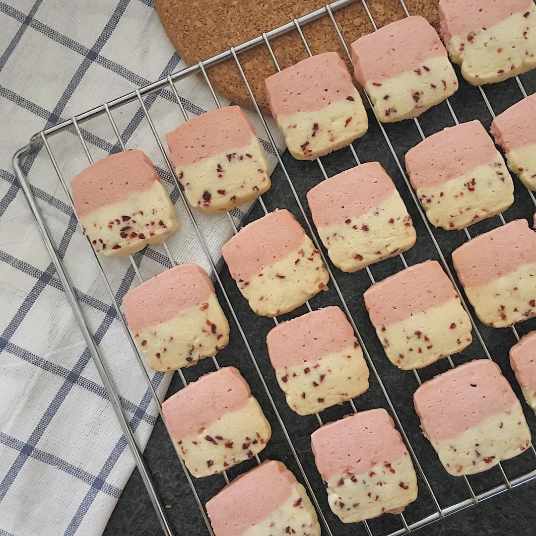（视频）蔓越莓 撞色饼干