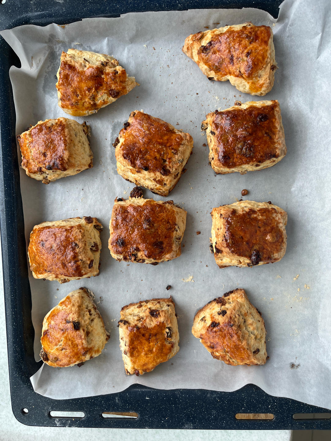 消耗淡奶油的司康