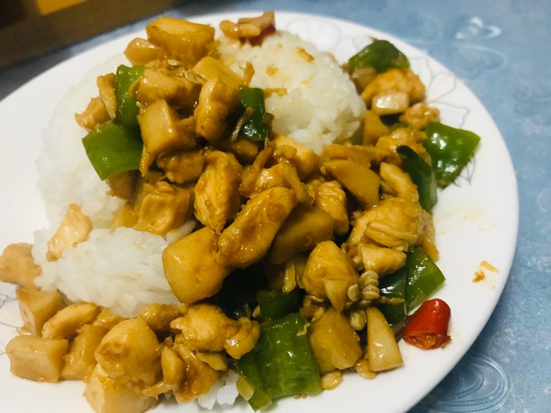 彩椒杏鲍菇炒鸡胸肉
