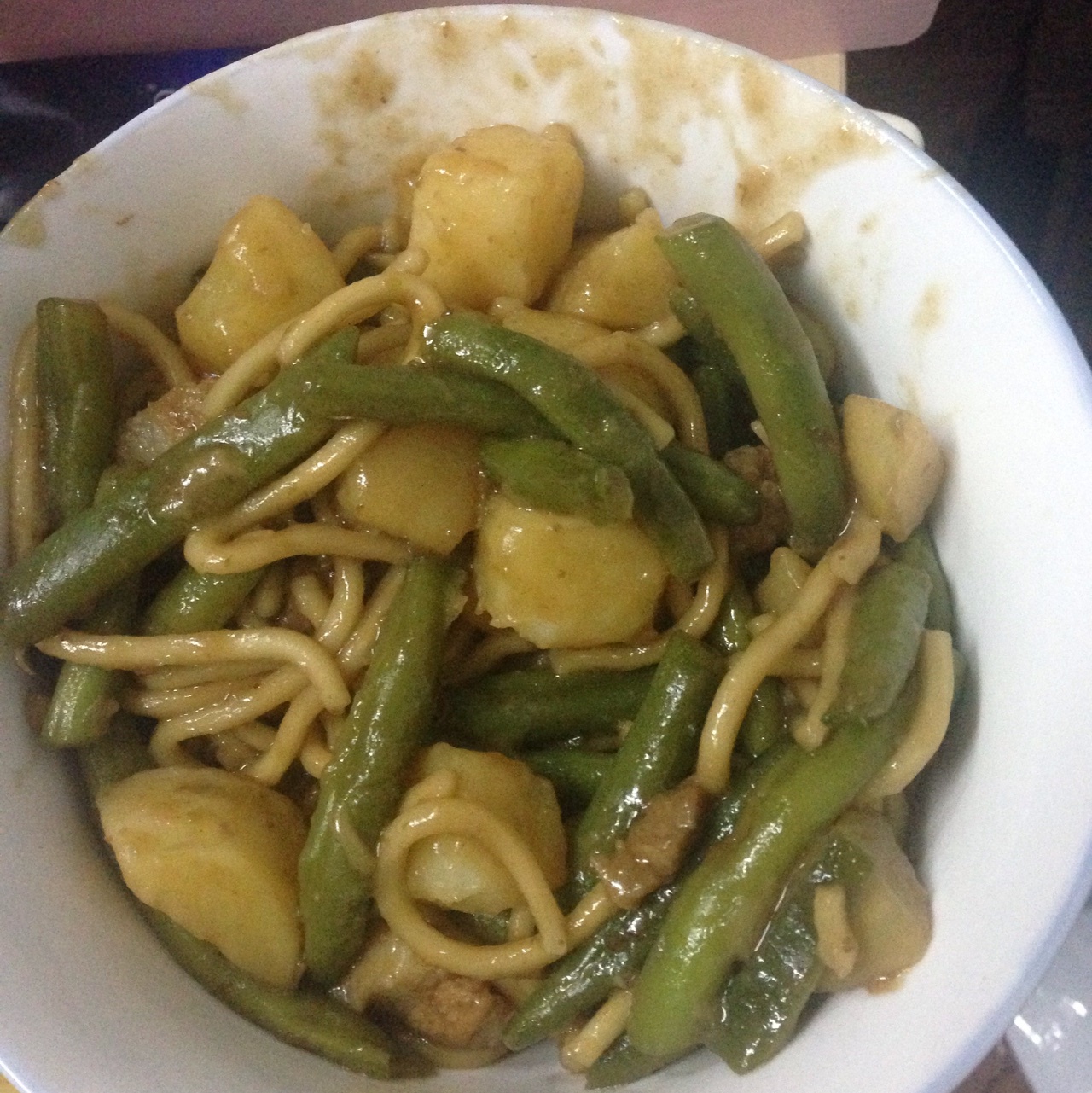 豆角焖面