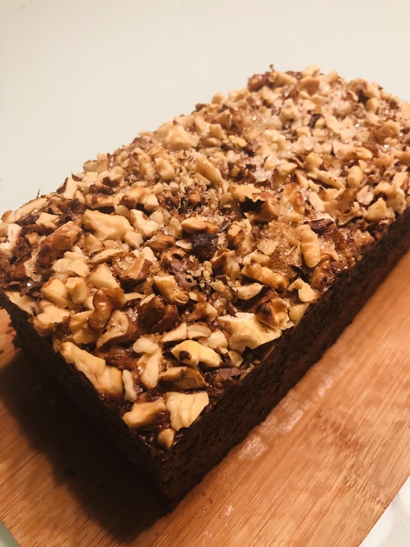 香蕉核桃磅蛋糕 Banana & Walnut Pound Cake