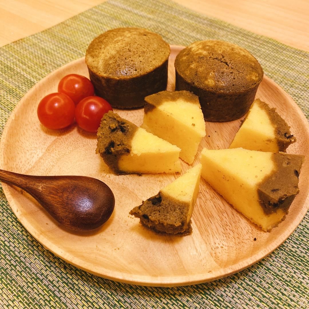 抹茶酸奶双色蛋糕