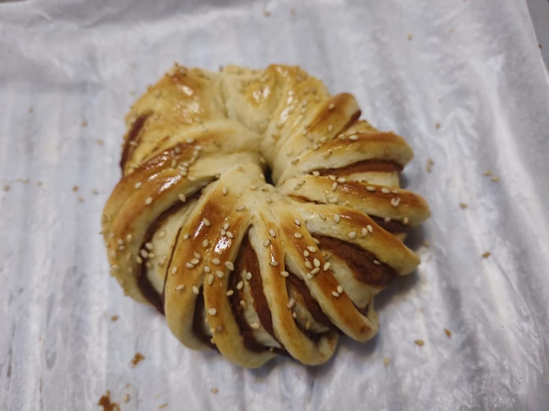 红豆沙面包