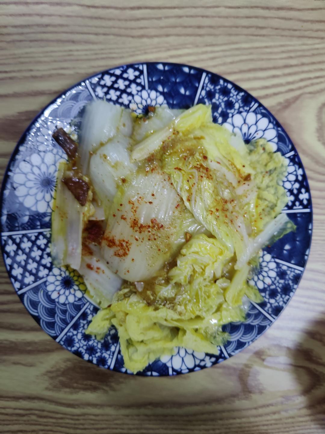响油白菜