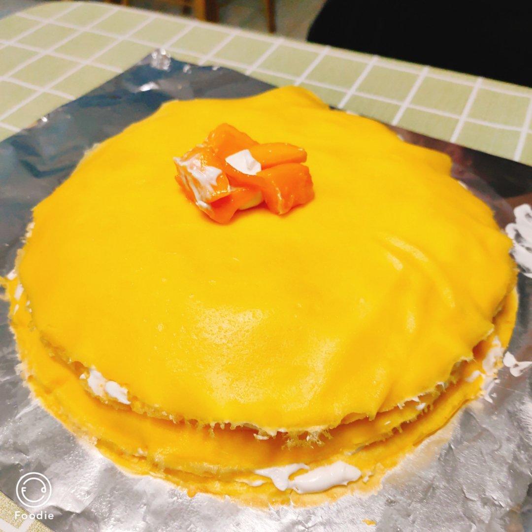 零基础做芒果千层蛋糕（8寸）