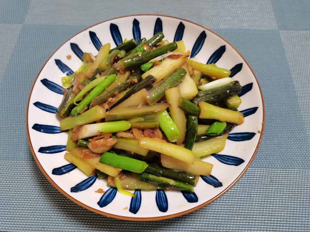 蒜香红菜苔的做法