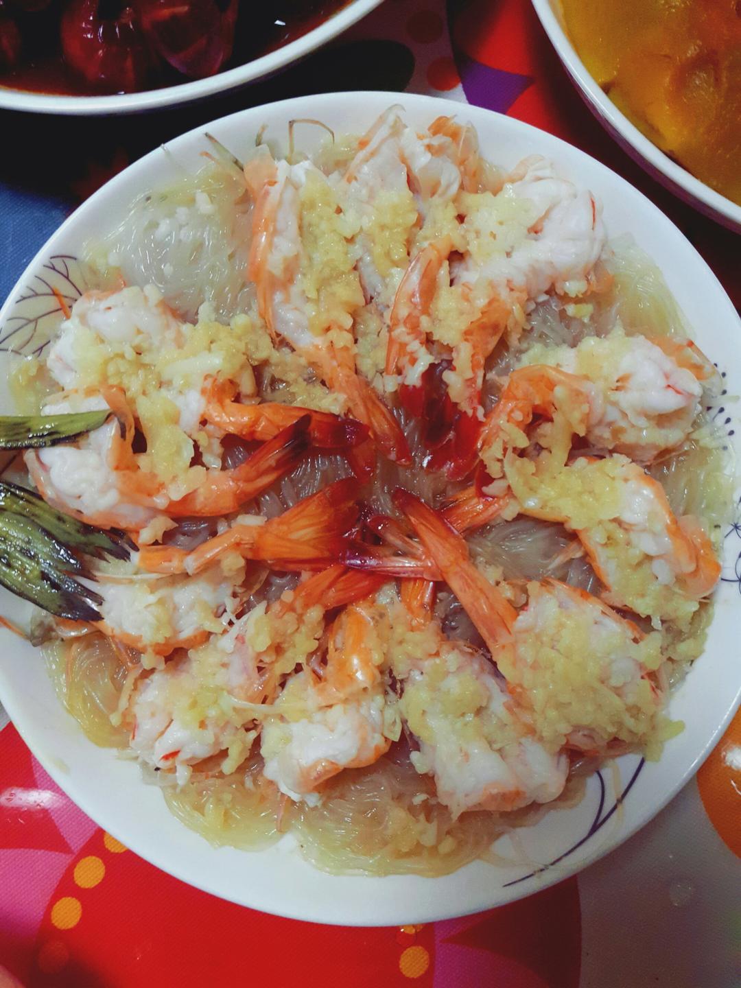 蒜蓉粉丝蒸虾