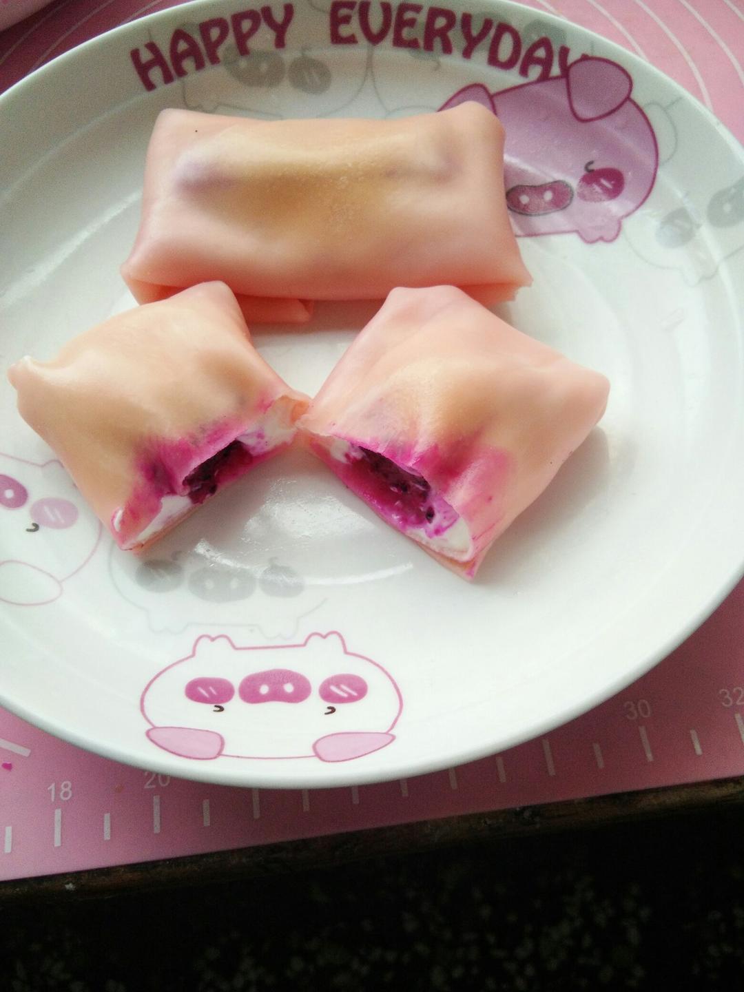 红心火龙果班戟