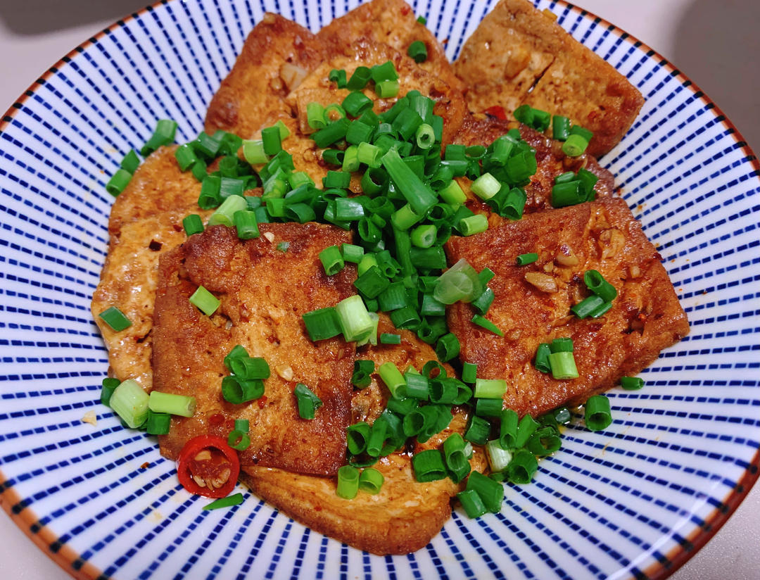 蒜香煎豆腐 炒鸡无敌美味