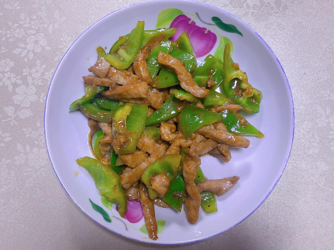 ‼️好吃到舔盘的青椒肉丝盖浇饭