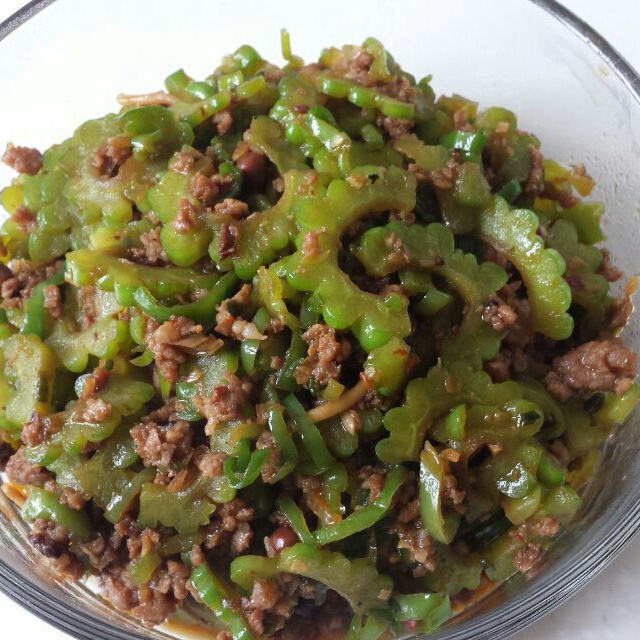 肉沫苦瓜