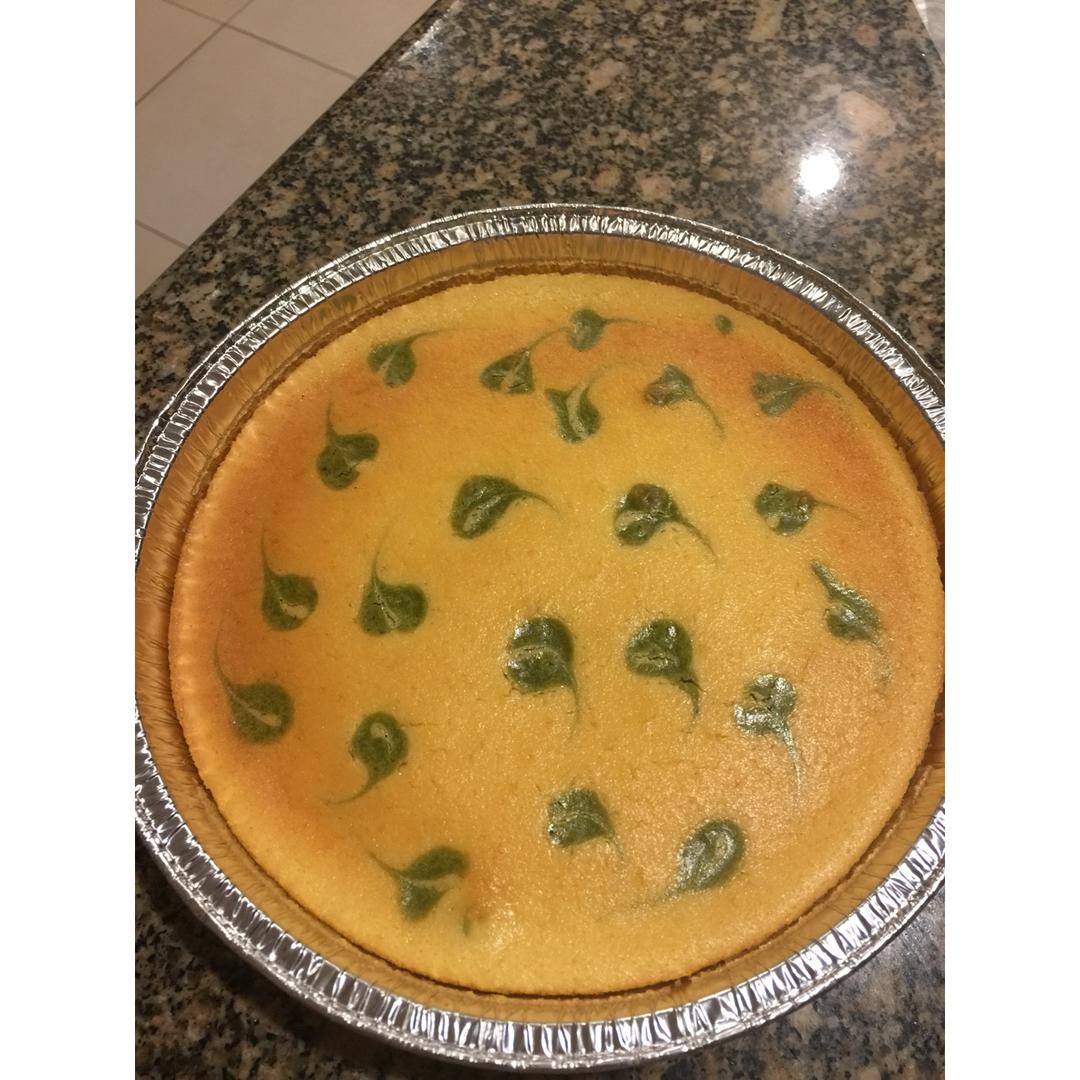 咖啡芝士双拼蛋糕