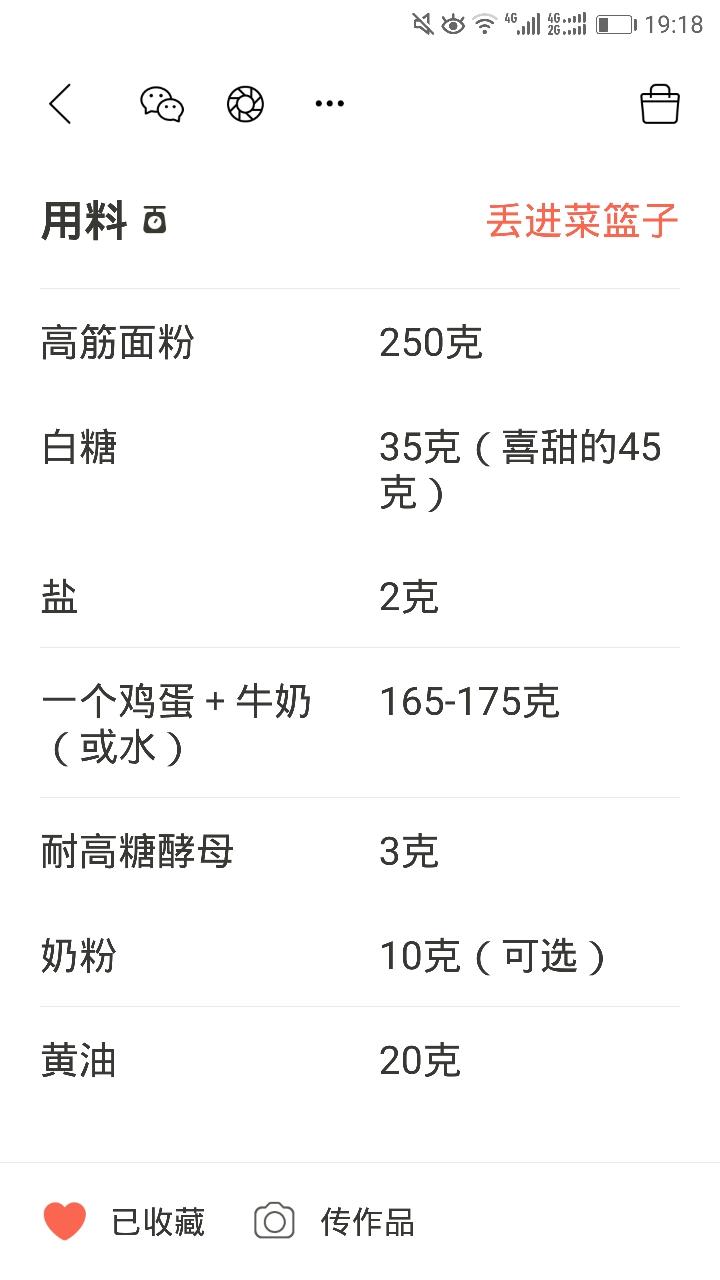 纯奶手撕吐司的做法 步骤1