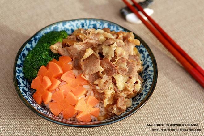 和风牛肉饭(吉野家牛肉饭)的做法